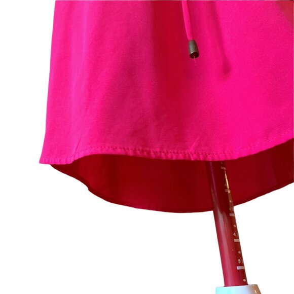 BEBOP - Pink Roll Up Sleeve Duo Pocket Safari Belted Collared Shirt Dress - Picture 6 of 14